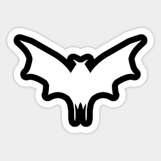 Bat silhouette Sticker